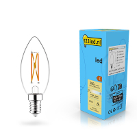 123inkt 123led E14 filament ledlamp kaars dimbaar 2.5W (25W)  LDR02068