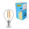 123led E14 filament ledlamp kogel dimbaar 2700K 4.5W (40W)