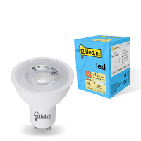 123inkt 123led GU10 ledspot glas 2700K 4.5W (50W)  LDR01724