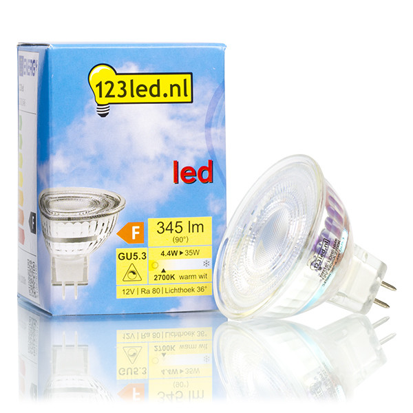 123inkt 123led GU5.3 ledspot dimbaar 4.4W (35W)  LDR01646 - 1