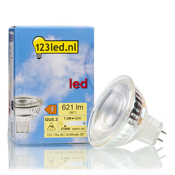 123inkt 123led GU5.3 ledspot dimbaar 7.5W (50W) LDR01754 LDR01648 - 1