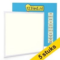 Aanbieding: 5x 123led paneel 60x60 cm helder wit | 4000K | 4000 lumen (40W)