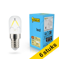 Aanbieding: 6x 123led E14 filament ledlamp capsule 1.5w (15w)