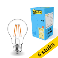 Aanbieding: 6x 123led E27 filament ledlamp peer 4.5W (40W)