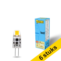 Aanbieding: 6x 123led G4 ledcapsule dimbaar 1W (10W)