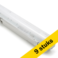 Aanbieding: 9x 123led IP65 TL-armatuur 120 cm | 4000K | 2100 lumen (14W) incl. TL-buis