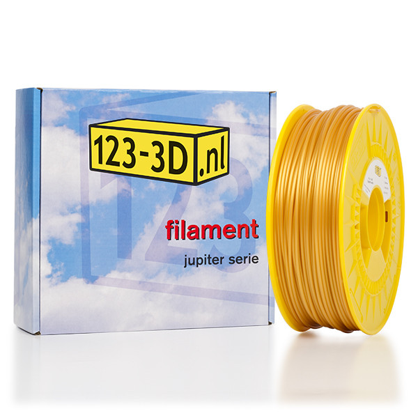 123inkt Filament goud 2,85 mm PLA 1,1 kg Jupiter serie (123-3D huismerk)  DFP01049 - 1