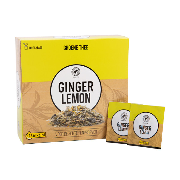 123inkt Ginger Lemon thee (100 stuks) 52760C 302048 - 1