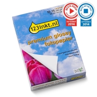 123inkt Premium Glossy hoogglans fotopapier 260 g/m² 10 x 15 cm (100 vellen) C13S042153C 064130