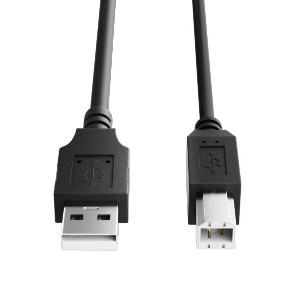 123inkt USB-printerkabel zwart (1 meter) CCGL60100BK10C 302308 - 1