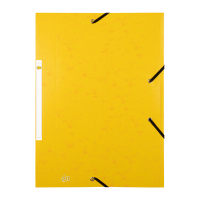 123inkt elastomap karton geel A4