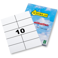 123inkt etiketten 105 x 57 mm (1000 etiketten) FSC®