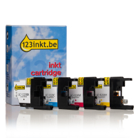 123inkt huismerk vervangt Brother LC-1220VALBP multipack 4 inktcartridges LC1220VALBPC 132126