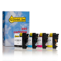 123inkt huismerk vervangt Brother LC-980VALBP multipack 4 inktcartridges