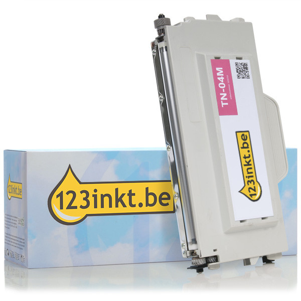 123inkt huismerk vervangt Brother TN-04M toner magenta TN04MC 029781 - 1