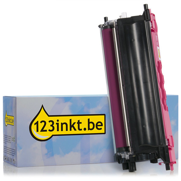 123inkt huismerk vervangt Brother TN-130M/TN-135M toner magenta hoge capaciteit TN130MC TN135MC 029276 - 1