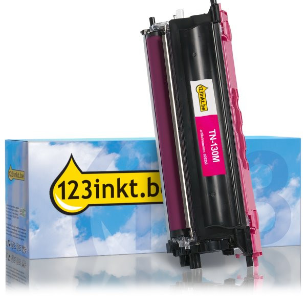 123inkt huismerk vervangt Brother TN-130M toner magenta TN130MC 029256 - 1