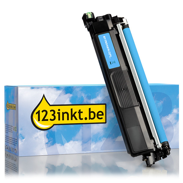 123inkt huismerk vervangt Brother TN-248XL C toner cyaan hoge capaciteit TN248XLCC 051423 - 1