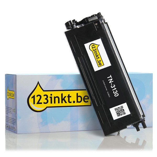 123inkt huismerk vervangt Brother TN-3130 toner zwart TN3130C 029886 - 1