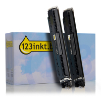 123inkt huismerk vervangt HP 126A (CE310AD) toner zwart dubbelpak CE310ADC 132123