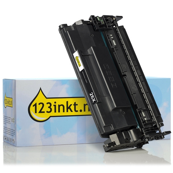 123inkt huismerk vervangt HP 26X (CF226X) toner zwart hoge capaciteit CF226XC 054879 - 1