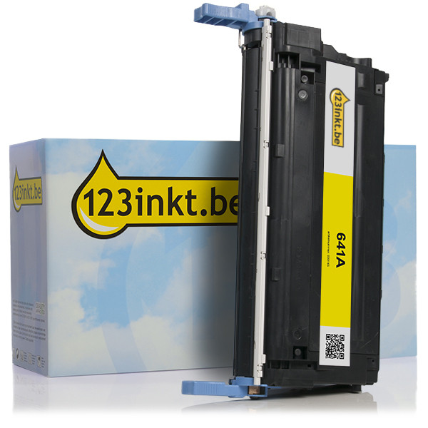 123inkt huismerk vervangt HP 641A (C9722A / EP-85Y) toner geel C9722AC 039145 - 1