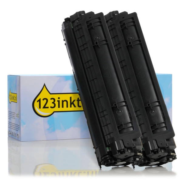 123inkt huismerk vervangt HP 78A (CE278A) toner zwart dubbelpak  160724 - 1