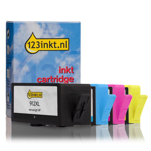 123inkt huismerk vervangt HP 912XL multipack 3YP34AEC 132291 - 1