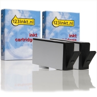 123inkt huismerk vervangt HP 920 (CD971AE) dubbelpak zwart CD971AEC 160108