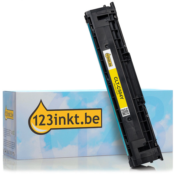 123inkt huismerk vervangt Samsung CLT-Y504S (SU502A) toner geel CLT-Y504S/ELSC 033811 - 1