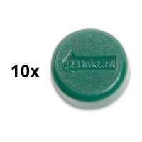 123inkt magneten 15 mm groen (10 stuks) 6161555C 301256