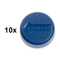 123inkt magneten 20 mm blauw (10 stuks)