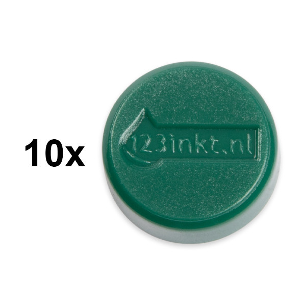 123inkt magneten 20 mm groen (10 stuks) 6162055C 301263 - 1