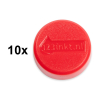 123inkt magneten 20 mm rood (10 stuks)