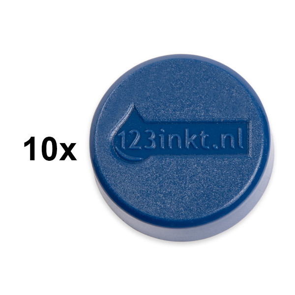 123inkt magneten 30 mm blauw (10 stuks) 6163235C 301267 - 1