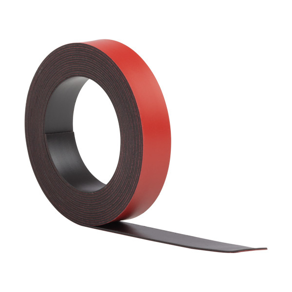 123inkt magnetische tape 10 mm x 2 m rood 1901105C 301902 - 1