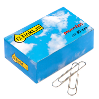 123inkt paperclips rond 50 mm (100 stuks) K-10050C 300041