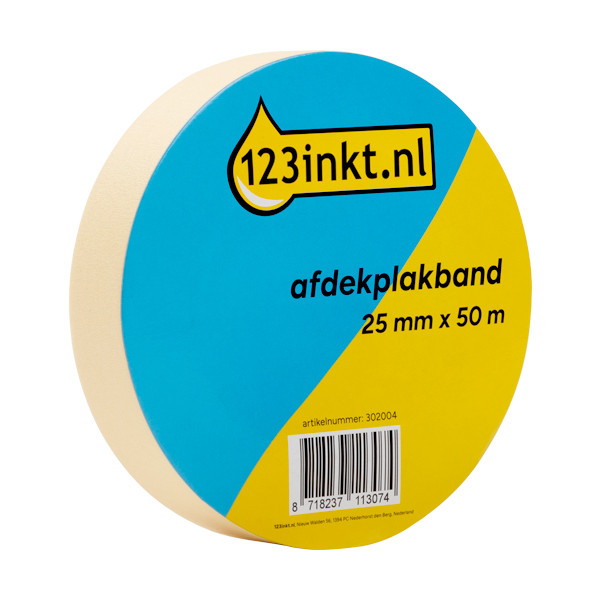 123inkt schilderstape 25 mm x 50 m 04323-00041-00C 302004 - 1