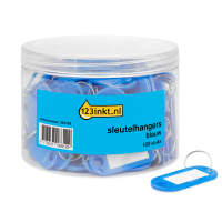 123inkt sleutelhangers blauw (100 stuks) AC-E10652C 301105