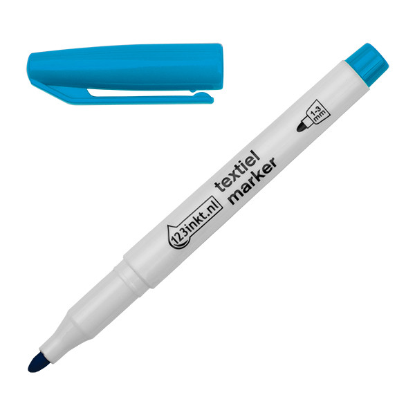 123inkt textielmarker pastelblauw (1 - 3 mm rond) 1047010C 33312 300851 - 1