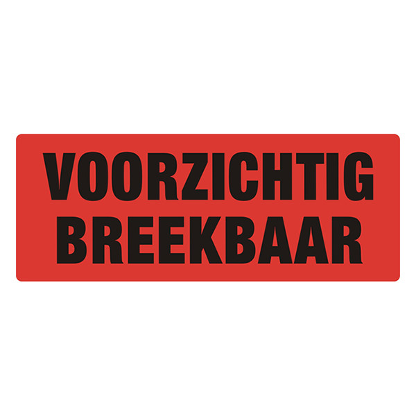 123inkt waarschuwingsetiketten Voorzichtig breekbaar (500 etiketten) 76820 302260 - 1