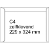 123inkt zak-envelop wit 229 x 324 mm - C4 zelfklevend (10 stuks) 123-303580-10 300942 - 1