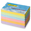 123inkt zelfklevende notes multipack 76 x 102 mm (geel/groen/blauw/roze/oranje/lila)