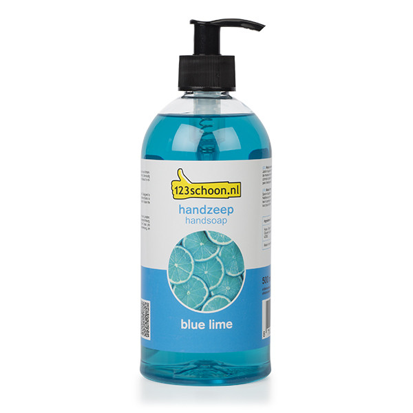 123schoon Eco Blue Lime handzeep (500 ml)  SDR06206 - 1