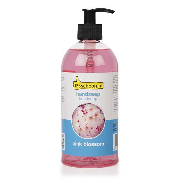 123schoon Eco Pink Blossom handzeep (500 ml)  SDR06211 - 1