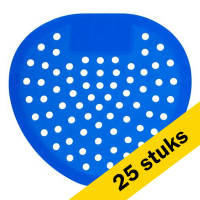 123schoon urinoirmatjes kersen geur blauw (25 stuks)