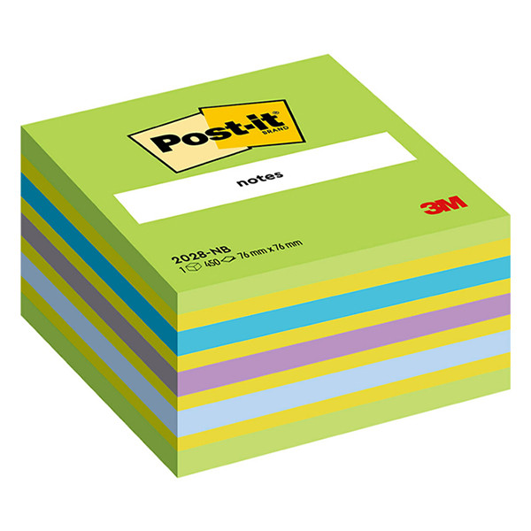 3M Post-it notes kubus fluogroen 76 x 76 mm 2028NB 201328 - 1