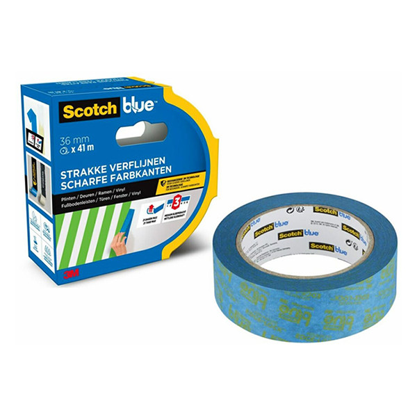 3M ScotchBlue schilderstape voor strakke lijnen 36 mm x 41 m 7100289913 280052 - 2