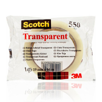3M Scotch transparante plakband 19 mm x 66 m 5501966 201268