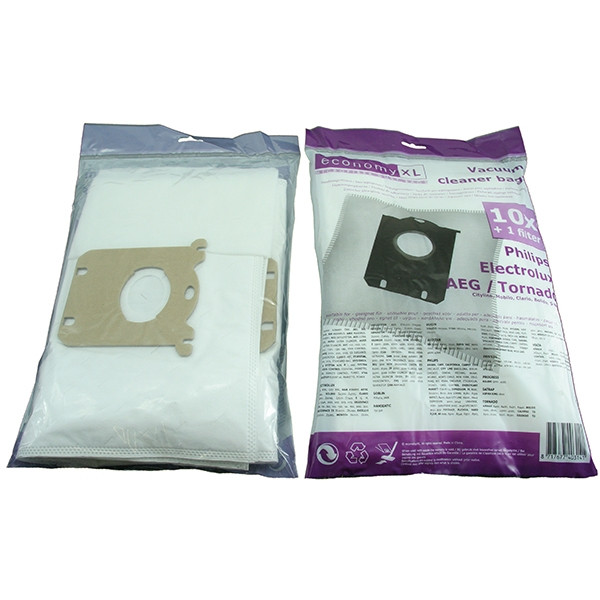 microvezel S-bag stofzuigerzakken 10 + 1 filter (123schoon huismerk) 123inkt 123inkt.be